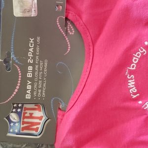 RAMS BABY BIBS 2 count in pack